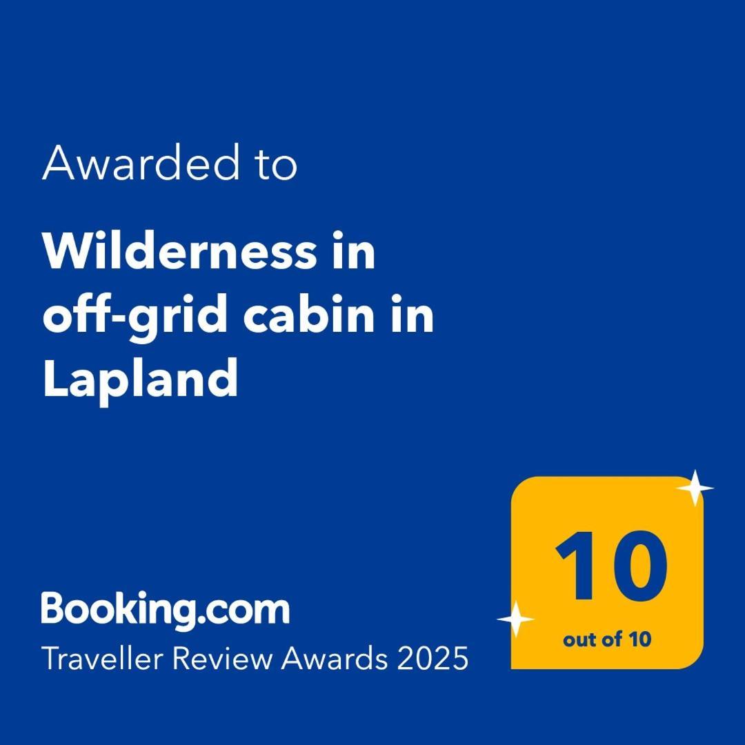 Off-Grid Cabin In Nattavaara Lapland Εξωτερικό φωτογραφία